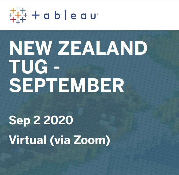 AucklandTug's tweet photo. #NZTUG tomorrow 3pm (NZT)! We'll have @robcrock talking about he uses #figma to improve his dashboard designing process and Phil Bishop sharing how #Tableau helped his team to gain insights into the impacts of COVID19 in the Energy sector.

register: https://t.co/Gk0mEMDkjk https://t.co/qkqZsm1bAT