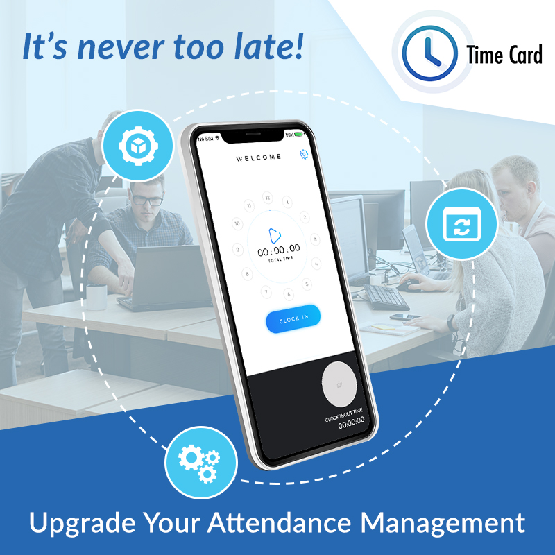 TimeCard_'s tweet image. Upgrade your business with Simplified Employee Attendance Management Now!

TimeCard: Online Employee Attendance Management with Time &amp;amp; location tracking features for small &amp;amp; medium Enterprise 

Register Today! bit.ly/2D2GmAL
#AttendanceTrackingApp #AttendanceSoftware