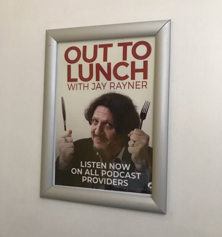 jayrayner1's tweet photo. Happy September. After a short break, Out To Lunch, aka THE GREATEST PODCAST IN THE UNIVERSE, is back. In season 4 I have lunch with Minnie Driver, Lance Reddick, Jo Brand, Phil Rosenthal, Sara Pascoe and many more. 1st ep is sept 8. Have a trail https://t.co/w8FOZ0qCJ6 https://t.co/ixklT71GnX