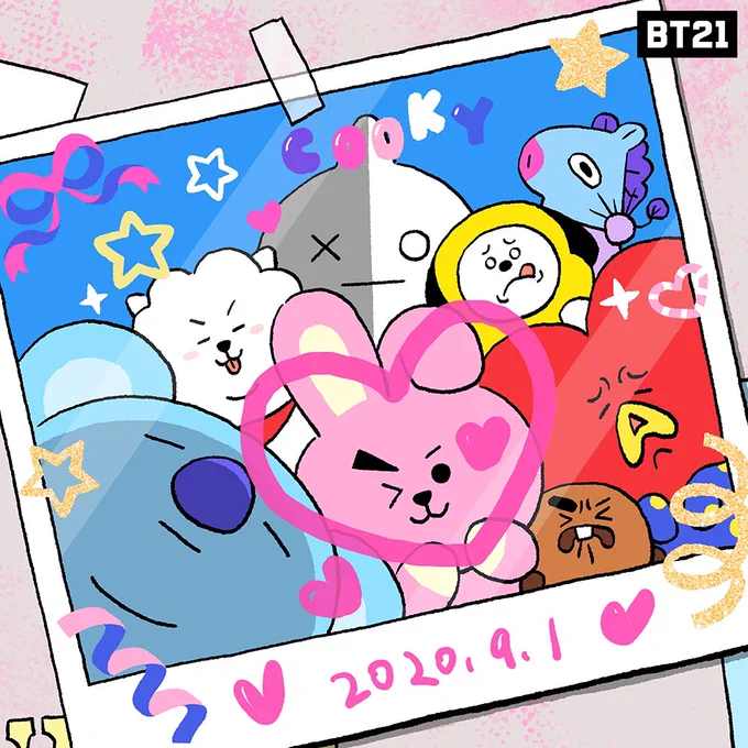 #COOKY at the center! 
Cuteness at the center! ?

#FunnyFaces #but #CutenessOverload #FunnySelfie #BT21 