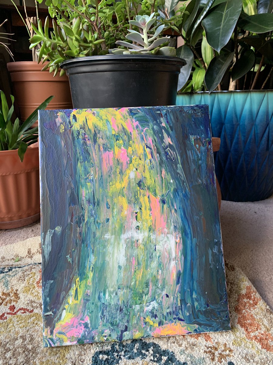 Waterfall of Color🌊 #acrylicpainting #abstractart_daily #abstract #abstractartists #abstractpainting #waterfall #waterfallsofinstagram #waterfallart #colorful #artistsontwitter #tiktok #Trending #discover #discoverartists