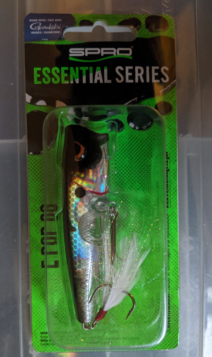 BassFishinNNVA's tweet photo. So ready to put the new Essential Series E POP from @spro_usa to work. Hope the rain holds off @MegWiseNBC12 #fishing #topwater #SPROFishing #SPROEssentialSeries #EPop80 #EPOP #whatgetsyououtdoors #itsinmynature @BassCastNews https://t.co/ghRQw0riQh