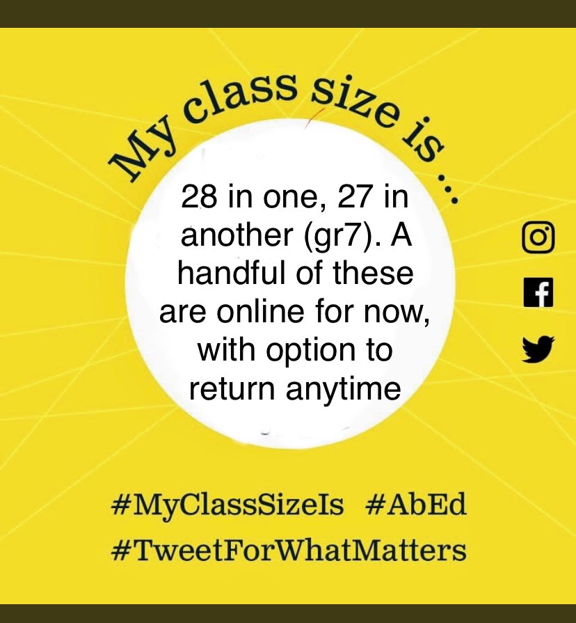 realworldtchr's tweet image. #abed #TweetForWhatMatters #MyClassSizeIs