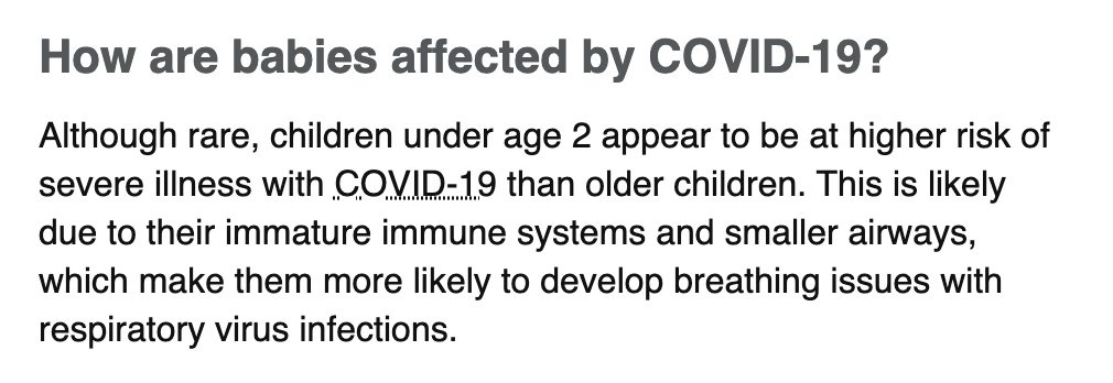 "Pregnant people might be at an increased risk for severe illness from COVID-19," according to the CDC  https://www.cdc.gov/coronavirus/2019-ncov/need-extra-precautions/pregnancy-breastfeeding.html#:~:text=Based%20on%20what%20we%20know,with%20COVID%2D19 , and babies "appear to be at higher risk," says the Mayo Clinic: