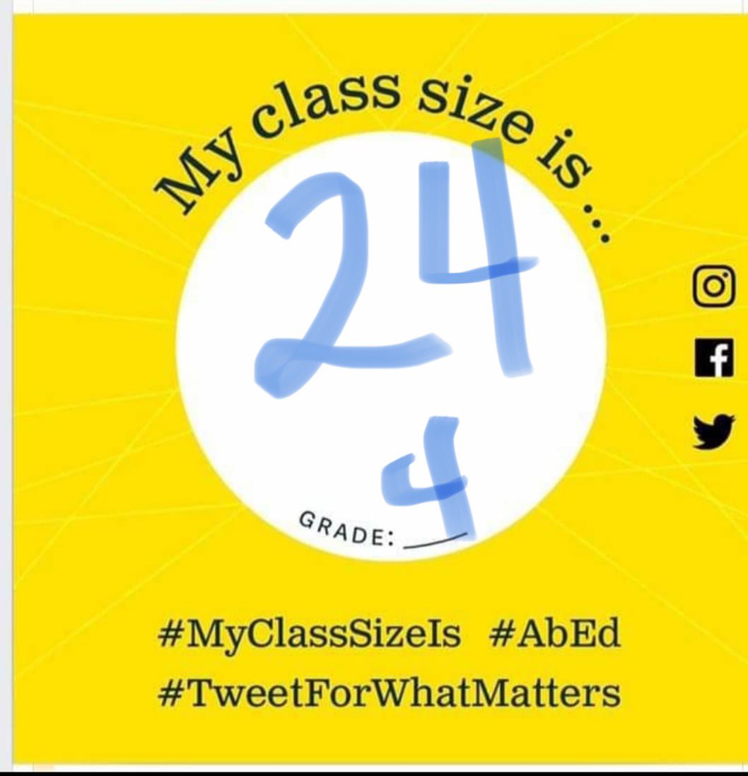 vanessaisoverit's tweet image. @jkenney @AdrianaLaGrange @RachelNotley  #MyClassSizeIs #abed