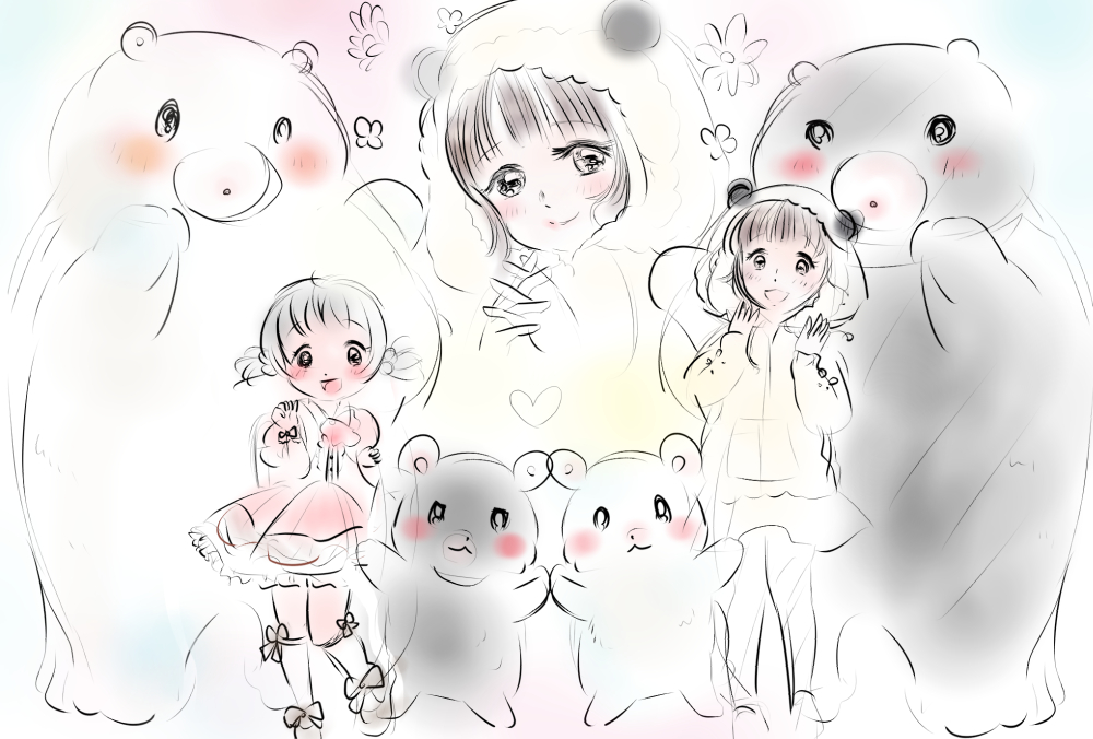 昨日描いた絵です(*'ω`*)
恋の魔法とおまじないペン入れ、イラストACさん他素材白百合ピンクの百合、新規ご依頼イラストのキャライメージラフ(女性はちょめさんという方で女の子は歌愛ユキちゃんです)、昔話「オオカミ男」こんなあやしい人について行っちゃだめとつっこみながら描いています? 