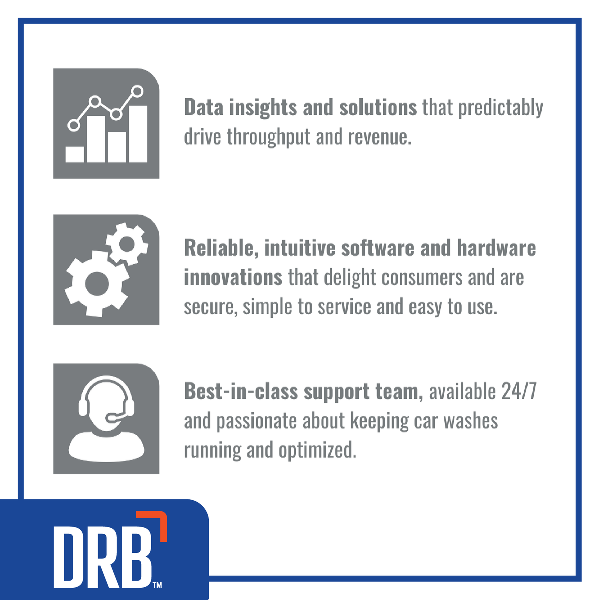 tunneldrb's tweet photo. DRB is more than a name. It’s how we deliver on our promise to help car wash operators squeeze every ounce of profitability out of their businesses.

Learn more about how we deliver on this for the tunnel car wash segment: https://t.co/yYfZ3NcWhV

#ExploreGrowth https://t.co/piAyeYOw2P