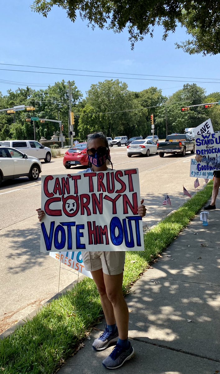 ciaobird's tweet photo. Coward John Cornyn won’t stand up for Texans. Join us #TuesdaysAtCornyns 5300 Memorial Dr #Houston 11:30-1 #GoodTrouble #WhyIMarch #SilenceIsNotAnOption #BlackLivesMatter #ComplicitCornyn #VisibleIndivisible #StandOnEveryCorner #SaveThePostOffice #COVID19 #Indivisible https://t.co/PKfaNatcDf