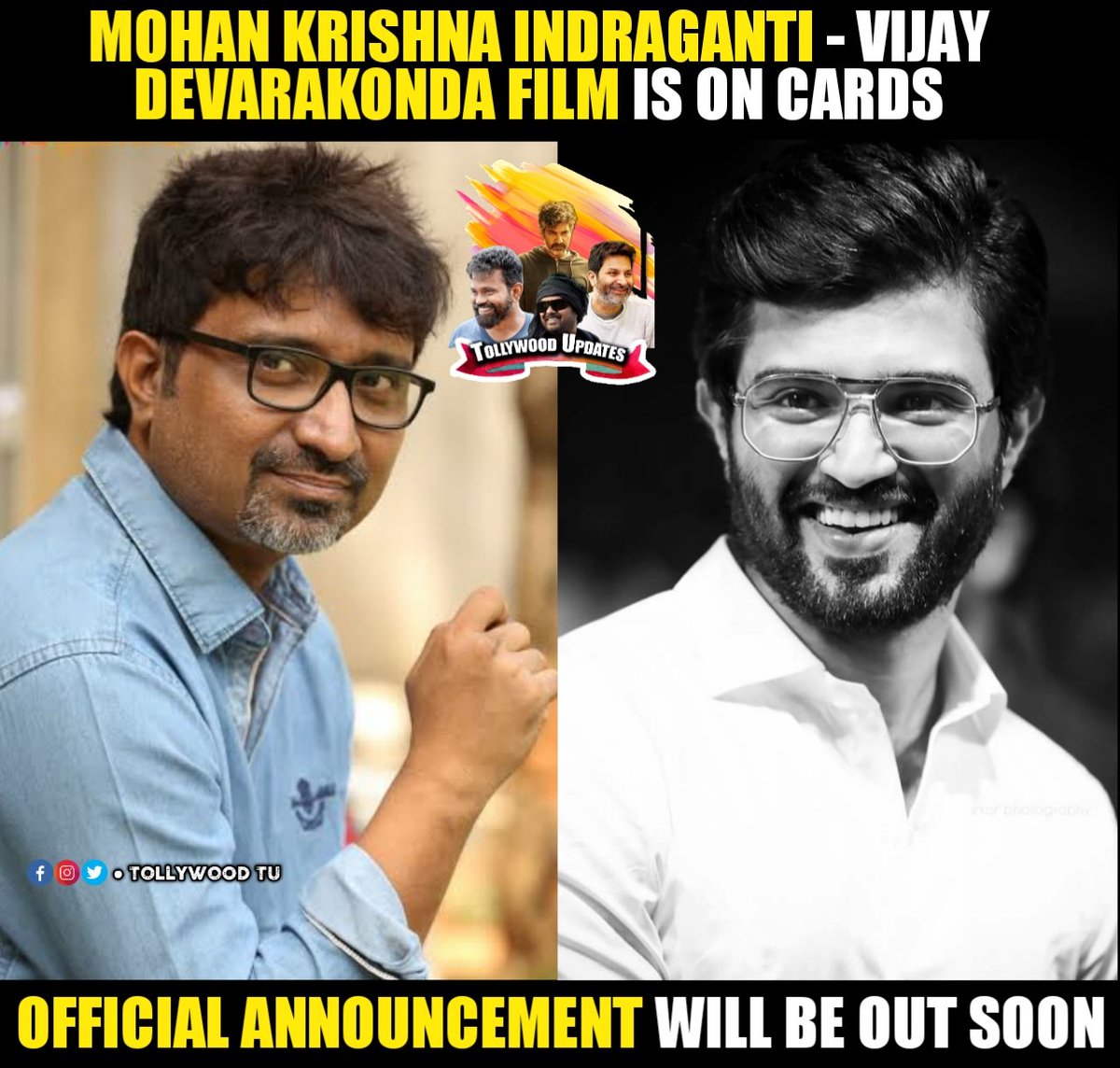 #VijayDeverakonda - #MohanKrishnaIndraganti film to happen soon.