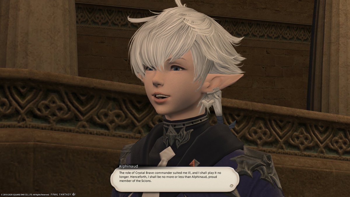 Whenever Alphinaud says he finds motivation in WOL I just, tear up a little... I love him so much