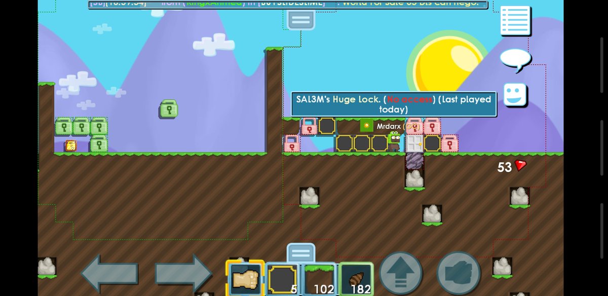Fatosh19291896's tweet photo. @growtopiagame NameWORLD: Hyy13/ HE KICK ME FROM BUNNY ITS ME 50WL /PLS GIVE THANKS GROWTOPIA https://t.co/cwYzDTVcLi