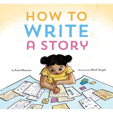 Do you have a child who loves to write and wants to figure out how to put together a story? Need a step-by- step easy to follow guide to encourage your storyteller? Then, this book by  @KateMessner with wonderful illustrations by  @marksiegelbooks will ignite the imagination!