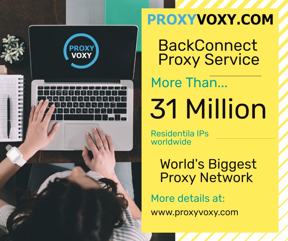 bmsoftwares's tweet image. Get the best backconnect proxies from proxyvoxy.com. World&apos;s biggest proxy network with more than 31 million residential IPs worldwide. 99.99% uptime with up to 1 GBPS network speed. #proxyvoxy #backconnectproxy #Anonymous #proxy #ProxyService #ReverseProxy