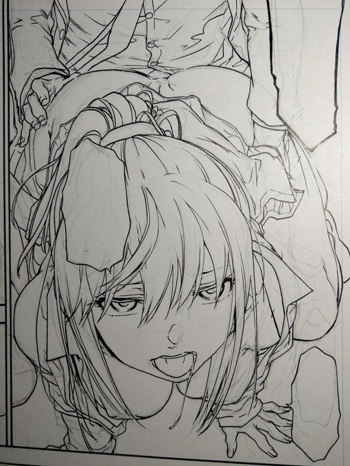 直し細線ベタ入れずに次コマ行くのでもう少し描けやって感じなんすな 