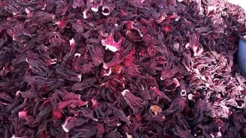Hibiscus flower from local markets, that we supply to companies that r into exports
