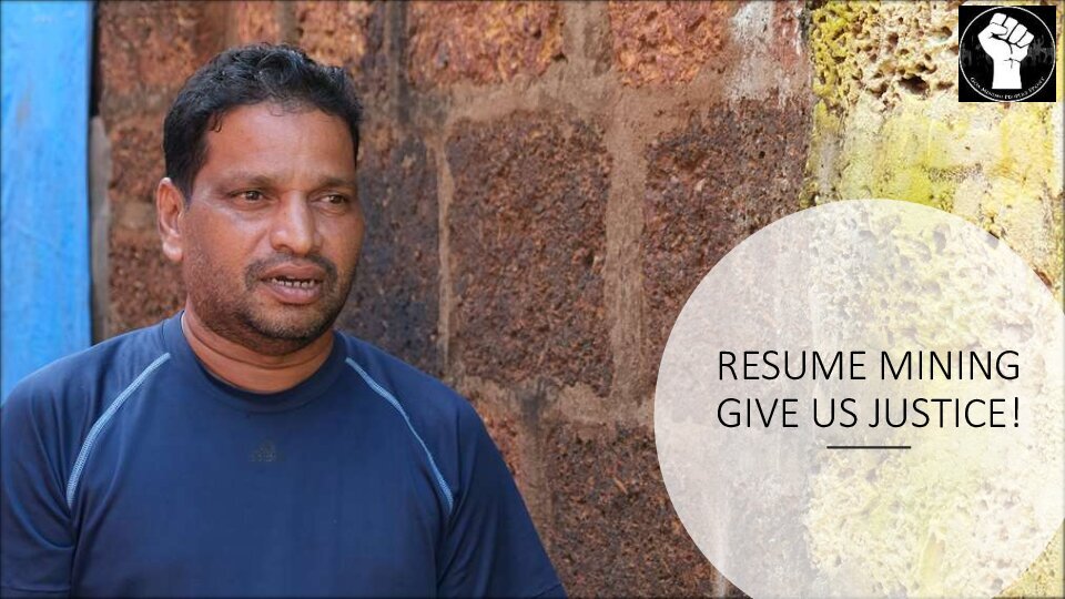 GoaFront's tweet photo. The mining dependents have suffered enough in the state of Goa! #SaveGoanLivelihood @DrPramodPSawant @AmitShah @narendramodi @BSKoshyari @nsitharaman https://t.co/KtJCxl6YuL