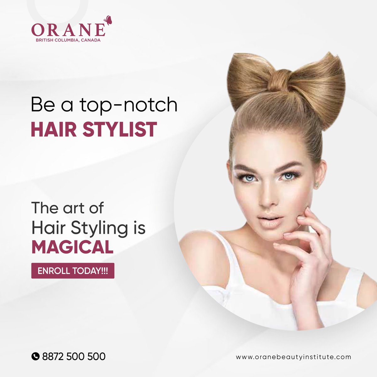 oraneofficial's tweet image. Be a Top Notch Hair Stylist!

Reach us at 8872500500 or at oranebeautyinstitute.com

#orane #oraneinternational #Haircourse #haircourses #hairstylinginstitute #careerwithmakeup #oranetrending