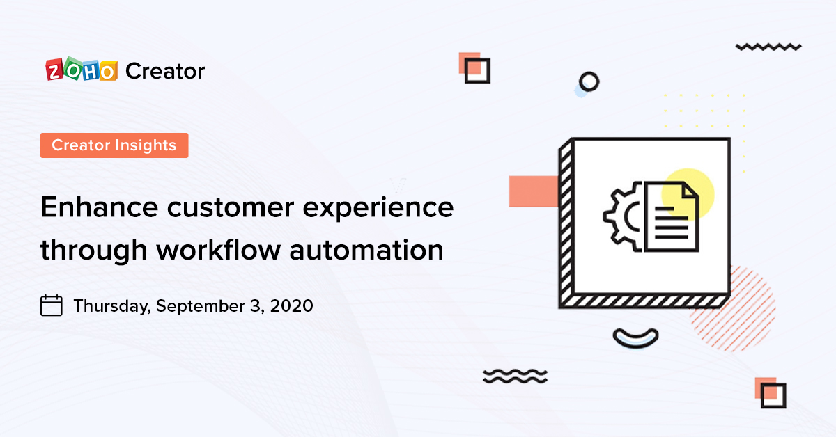 ZohoCreator's tweet image. #CreatorInsights ⏳ Want to know how to automate business processes with workflows?
 Join our session on September 3rd, where our experts will show you how to create workflows and new capabilities with a step-by-step demo. Register now 👉🏼 zoho.to/Creator-Insigh… 

#zoho