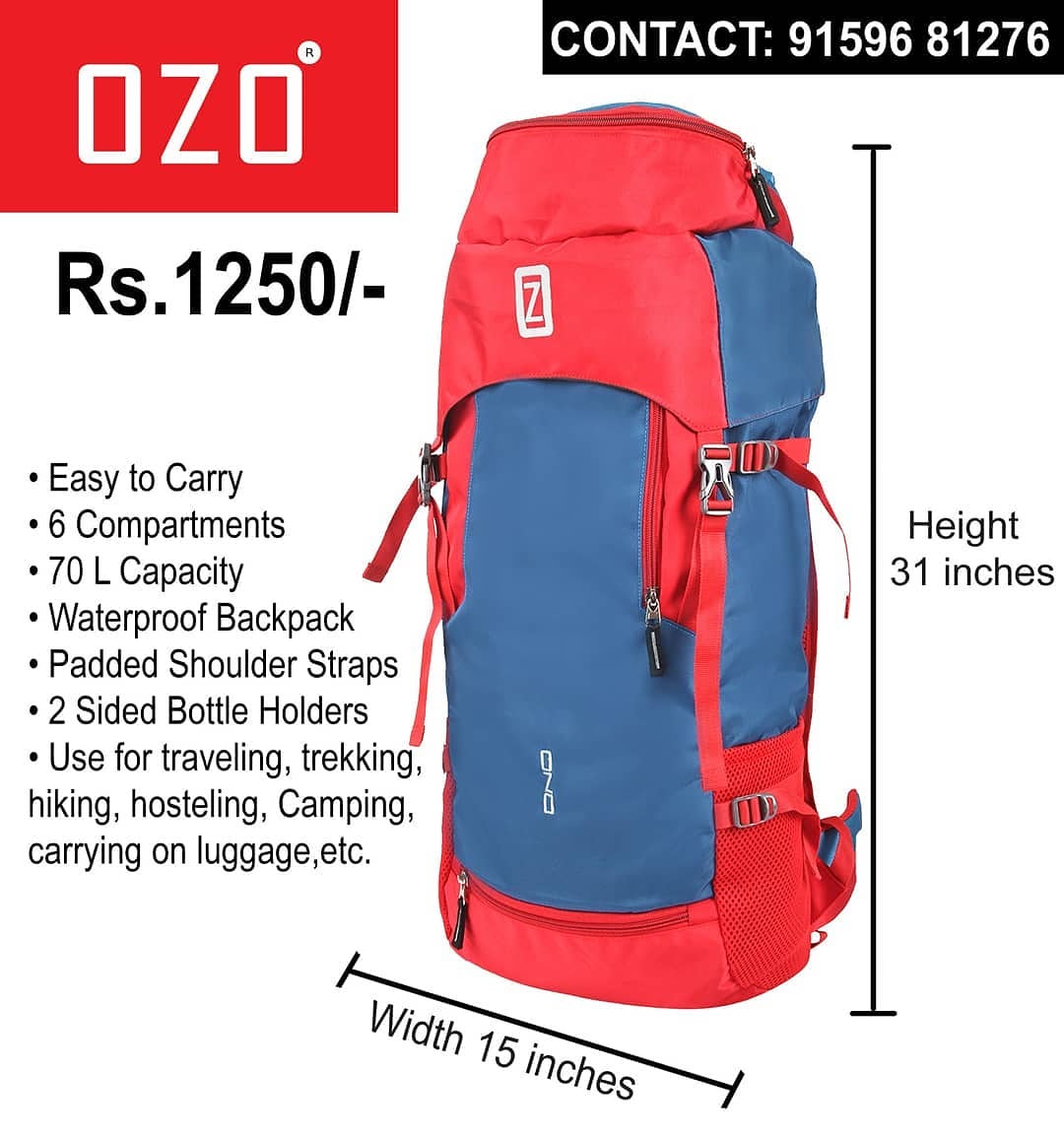 Ozo Zipper Shoulder Bag at Rs 558/piece in Ernakulam | ID: 20155152130