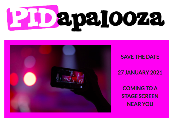 PIDapalooza is happening (virtually) in 2021! #PIDapalooza21 will be a 24-hour nonstop PID party happening around the world 🎉 <a href="/pidapalooza/">PIDapalooza</a> has never been a regular conference and next year will be no different! pidapalooza.org/upcoming-festi… #PIDapalooza21 #24hourPIDparty