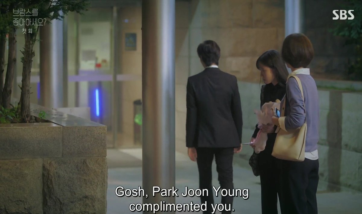 the way Joonyoung compliment Songah in front of Songah’s friend, even though she didn’t get to play on the recital