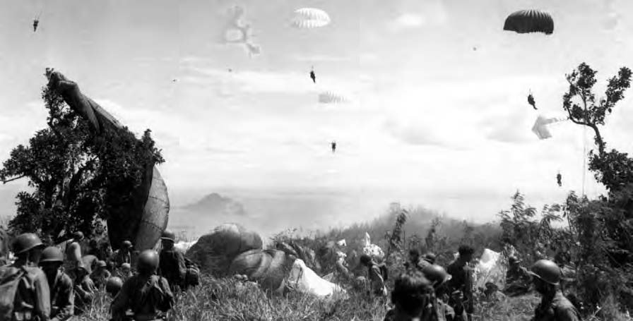 4 of 23On Feb 16, 1945 the 503rd Parachute Regimental Combat Team would land by air on Corregidor taking the high ground. The paratroopers would land two hours before the amphibious landing. @USARAK  @SpartanBrigade  @1503rd @1501Geronimo  @USNavy