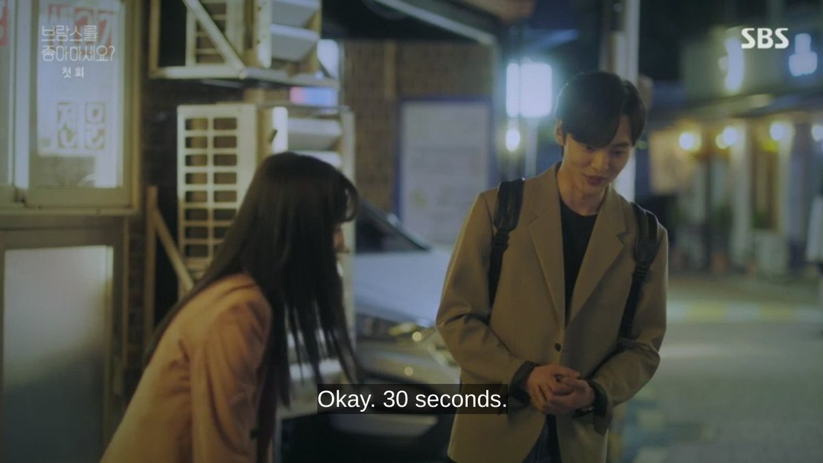 Joonyoung totally deserves the rights, he waited for to come inside with her. i found this cute