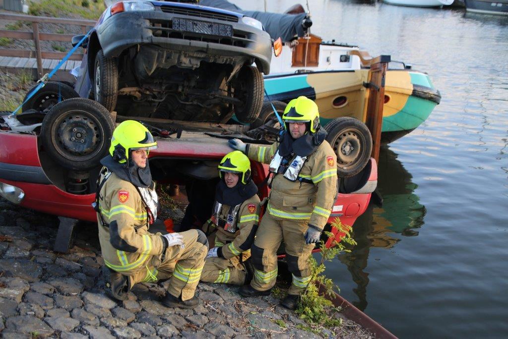 Lees alles over: Brandweer Enkhuizen oefende op ripdeal bij de Tritondam