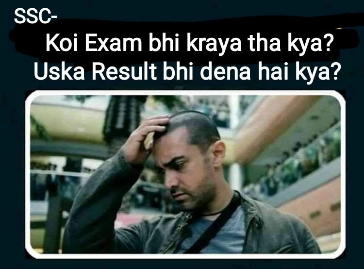amitK_sah's tweet photo. #speakupforSSCRaliwaystudents
#SSCdeclareCGLresults
#SSCdeclareCGLresult
Seems like SSC officials are inspired by "Gazini" Movie. They take exams but forget to release the results. Now its more than 8 months and still no results of CGL18
@PMOIndia @DoPTGoI @ravishndtv @Swamy39 https://t.co/4wX9Xgv9dB