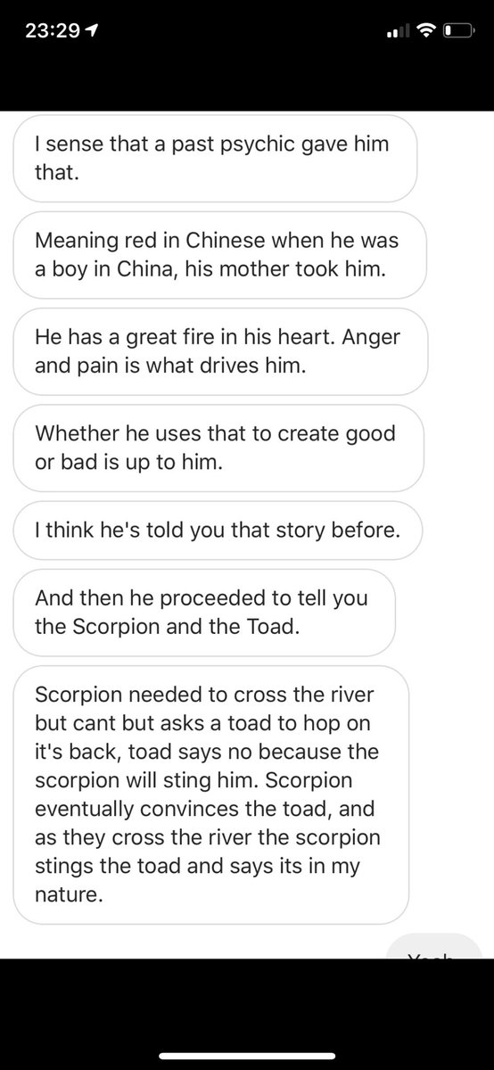 tw!!!so jumping back to the toxic relationship part that i’ve mentioned above, me & my ex were broken up at the time and the psychic on these pictures told me that if my ex went to california that he would die.