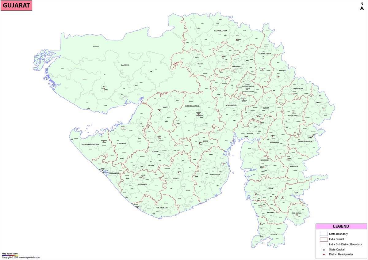 Customized_map's tweet image. State Wise Maps
Map of #Gujarat showcasing state boundary, district boundary, tehsil boundary and more.
To get a map customized as per your needs, reach us at apoorv@comparemails.com
Website: mapxl.in
#maps #map #custom #business #Statemap #districtmap