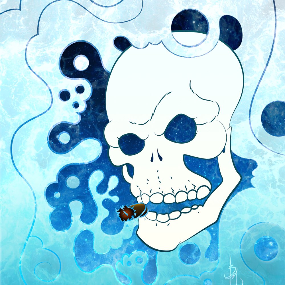 BonoMourits's tweet photo. Thank you all, for tuning in and appreciating my art!🙏 ✨
#art #design #illustration #skull #skullnbones #skullsmoke #smokingskull #monkeyskull #gorillaart #smokingcapone #clouds #spaceclouds #partegas #skullsandspace https://t.co/IQuGfVjRfK