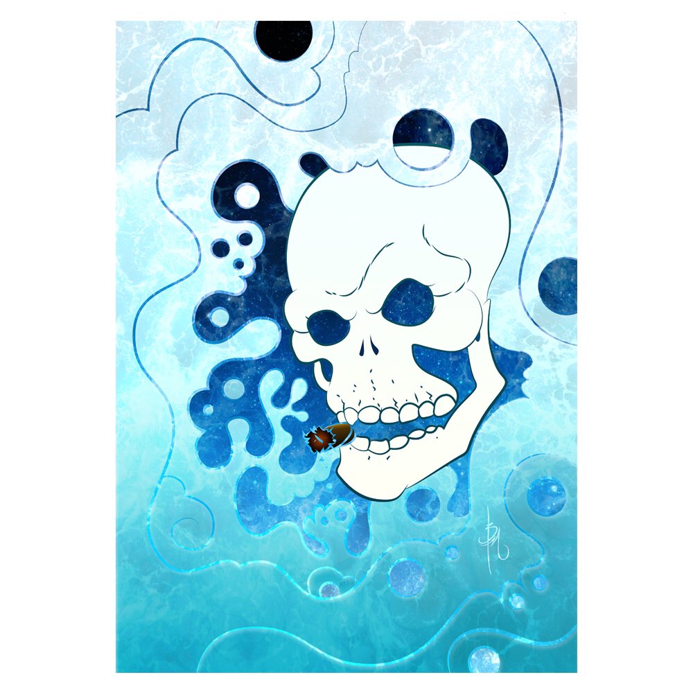 BonoMourits's tweet photo. Thank you all, for tuning in and appreciating my art!🙏 ✨
#art #design #illustration #skull #skullnbones #skullsmoke #smokingskull #monkeyskull #gorillaart #smokingcapone #clouds #spaceclouds #partegas #skullsandspace https://t.co/IQuGfVjRfK