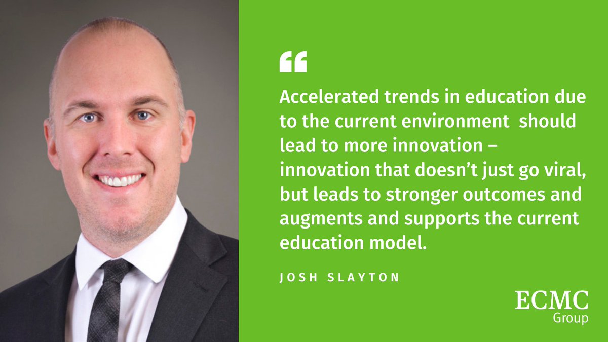 ecmcgroup's tweet photo. During @tcstartupweek’s EdTech Track today, #ECMCGroup’s @jrslayton shared how important it is to find & accelerate innovative approaches to delivering both quality and equitable outcomes in the education and workforce industries. https://t.co/8LktecOh4b