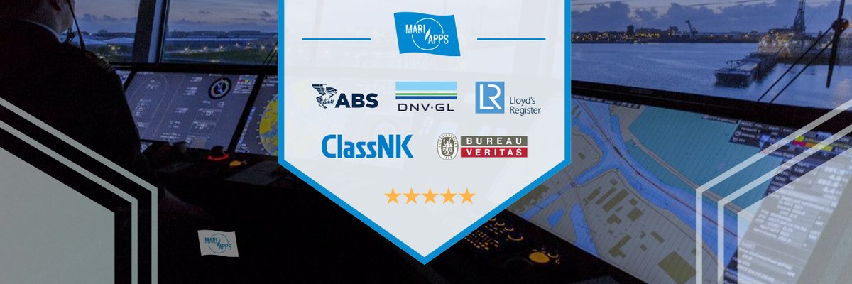 MariAppsMarine's tweet photo. MariApps continues to constantly ensure the high level of commitment towards safety, reliability and quality of our services and has been approved by ABS, Class NK, Lloyd's Register, Bureau Veritas and DNV GL for bridge navigation services. #mariapps #navigation #shipping https://t.co/ebw8M6kw0O
