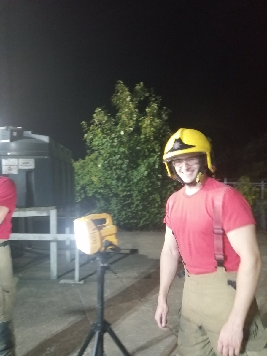 Training on a Tuesday night.