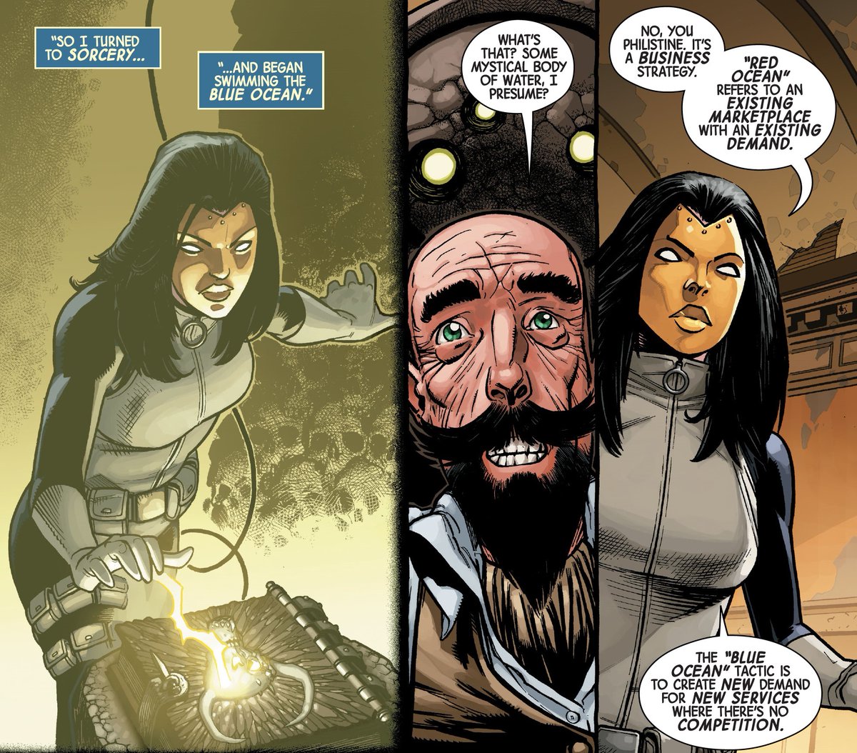 VeiledVolition's tweet image. //whitney is just an absolute force of nature in the comics.