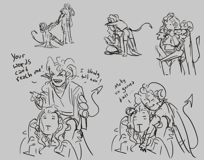 very shitty sketches but this energy is what i mean 