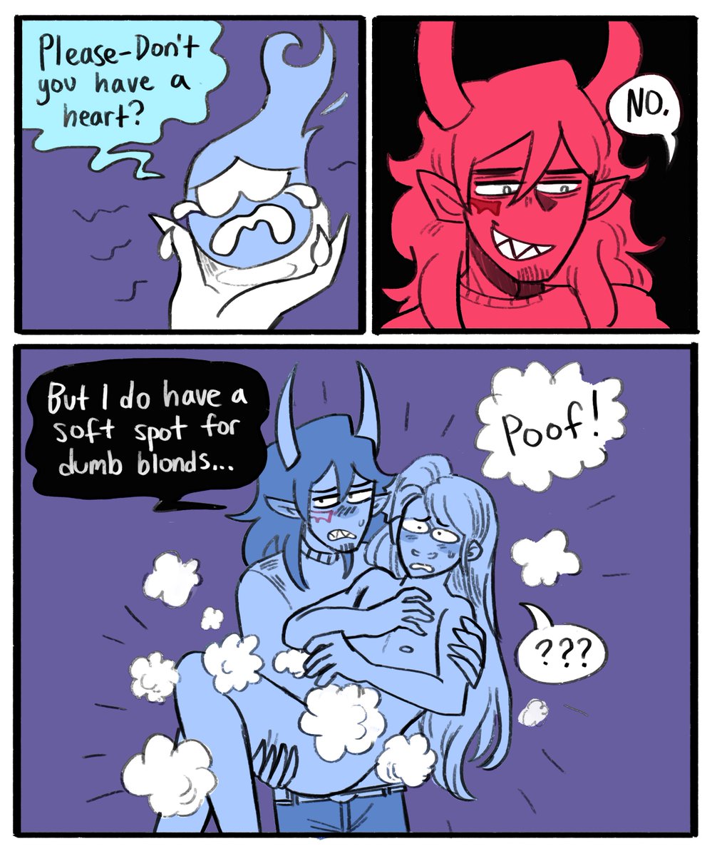 Even as a demon Aizawa is a secret softie ?❤️ (2/2)

#erasermic #bnha 