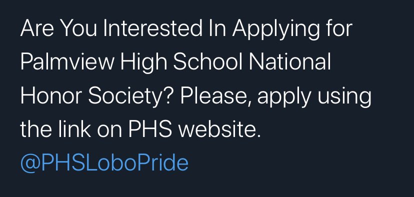 🚨Students in grade 10,11&amp;12 interested in joining NHS. See information below 🚨
