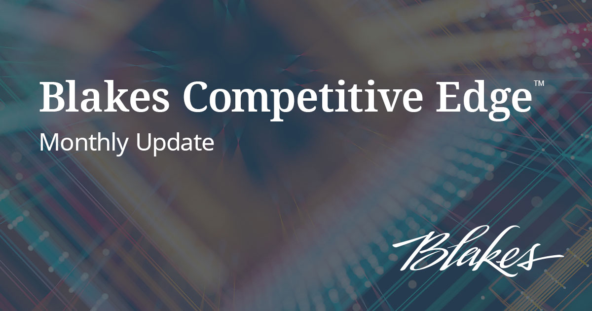 BlakesLaw's tweet photo. #BlakesCompetitiveEdge provides a monthly overview of new initiatives, key trends and enforcement activity by the Canadian Competition Bureau. Read the latest issue to learn about recent developments in #Canadian #competitionlaw https://t.co/21B4Zy8mfk https://t.co/3f3zIKvL7i