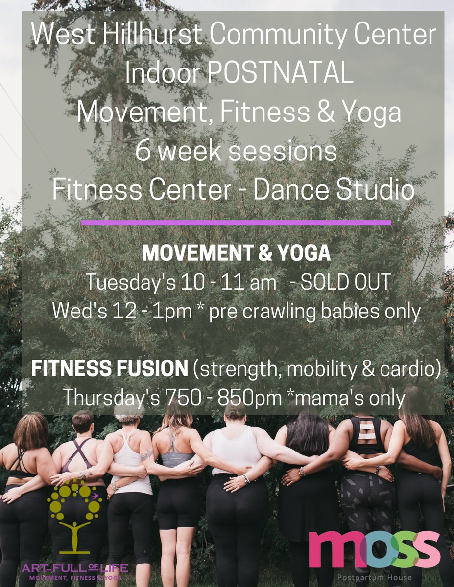 Join WHCA for Fitness Fusion, a prenatal program for mom's, presented by Moss Postpartum House!  For more information and to register, please check out mosspostpartum.com
This is not a WHCA program and cannot provide further information.
#prenatalprogramming #fitnessfusion