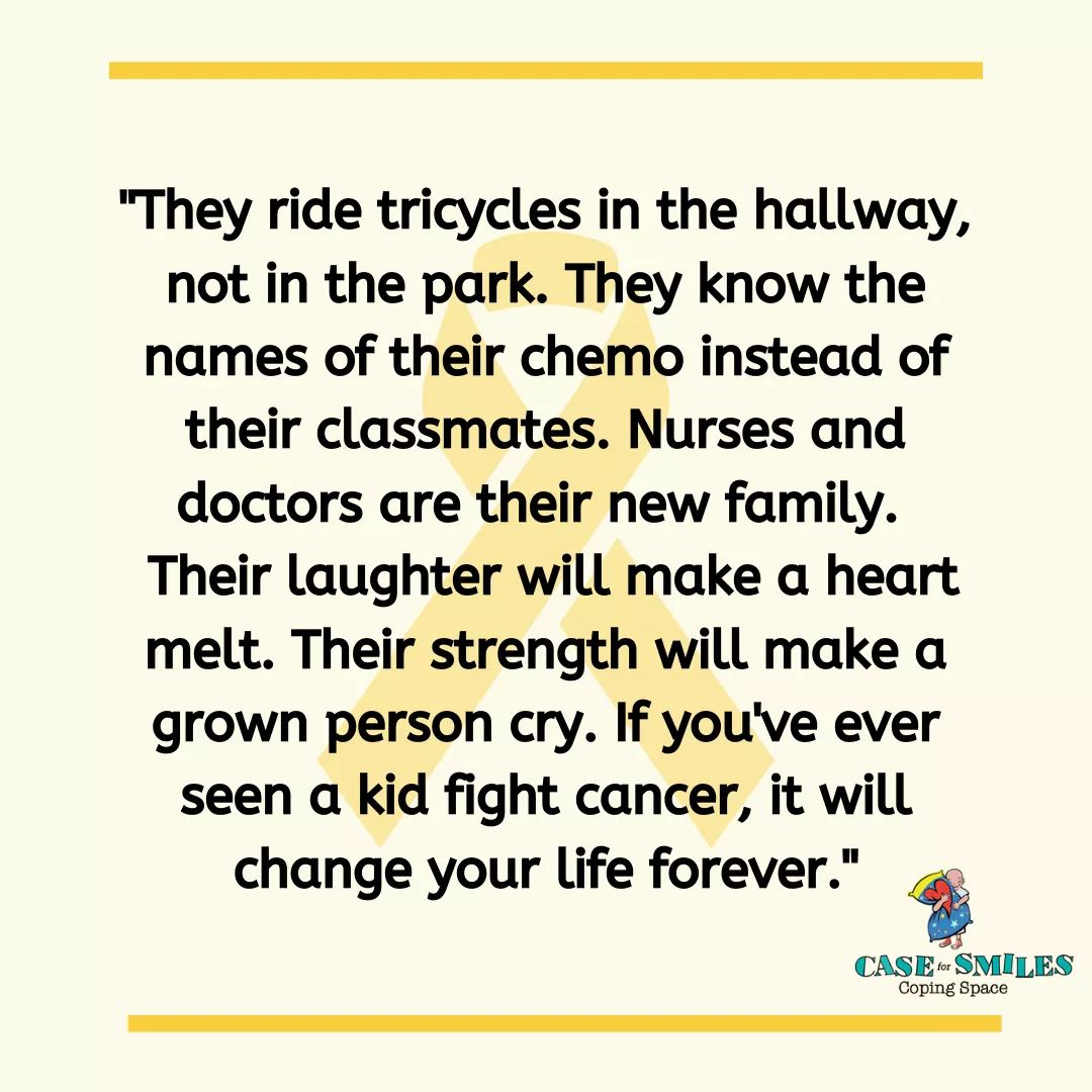#ChildhoodCancerAwarenessMonth
