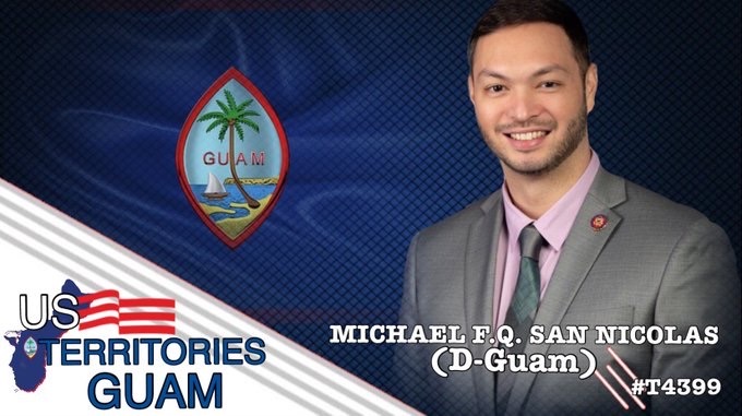 MrDarkWolfe's tweet photo. Michael F.Q. San Nicolas (D-Guam) is the incumbent and expected to retain his non-voting seat in Congress

Not to be overlooked, a non- voting member can:
* introduce bills
* speak on House floor

VOTE #LocalRaces

#GTCBlue
@GTCBlue
#GTCB088
https://t.co/mVMSZR9gTA