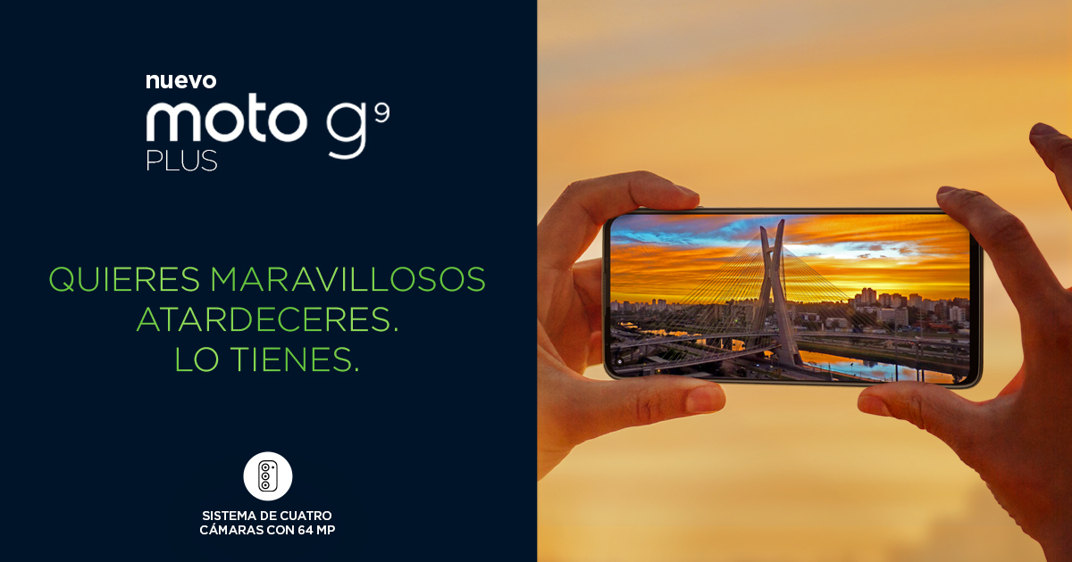 EntreTrendsCo's tweet photo. 📸📷del #motoG9 Plus: principal de 64 MP, acompañada de lente gran angular + macro + Night Vision + Inteligencia Artificial

¿Para qué? Mejores: fotos con poca luz, acercamientos y captar un ángulo mayor en las fotografías, complementadas con Inteligencia Artificial. https://t.co/BIA4OpFJhA