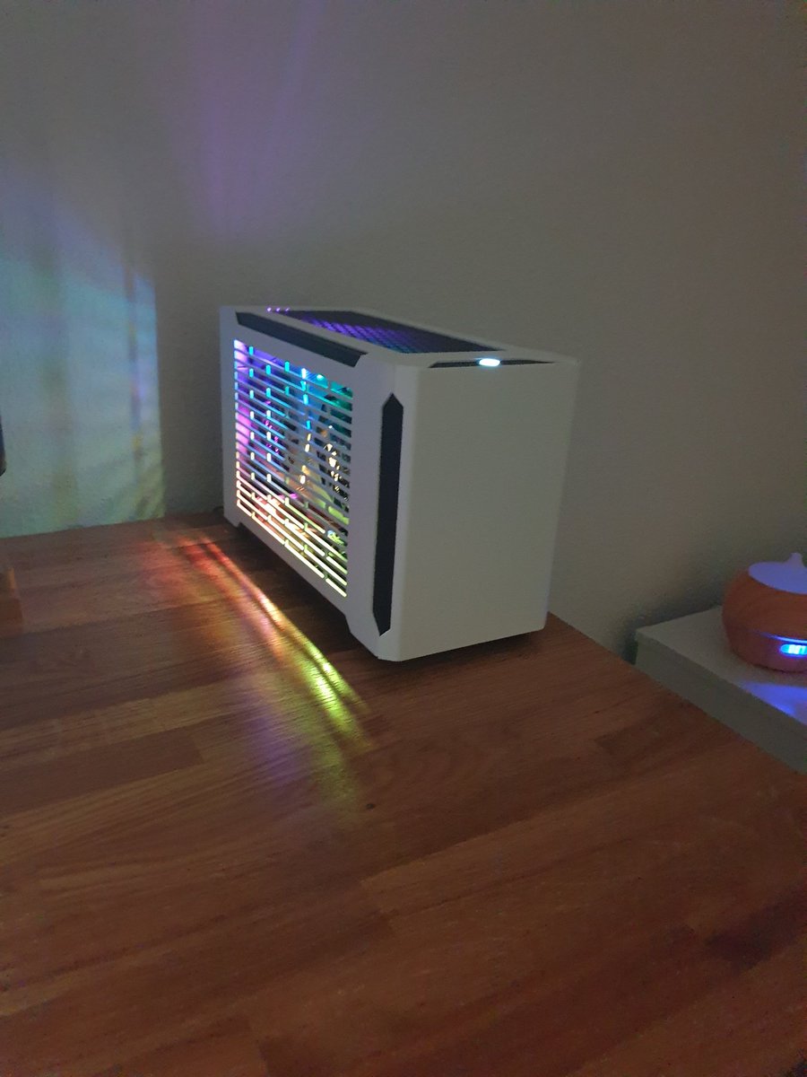 RADAR_TnT's tweet photo. COVID PC and desk build.  Lots of sanding and a billion coats of oil but it came out great! https://t.co/DZgupqkLq8