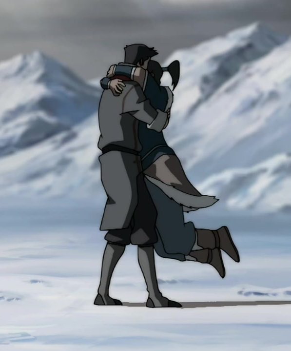 a wholesome thread of every hug in the legend of korra .⋆｡⋆༶⋆˙