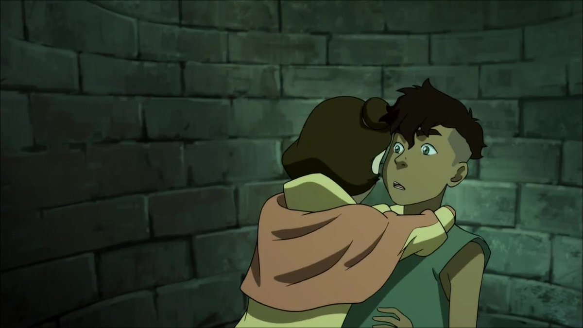 a wholesome thread of every hug in the legend of korra .⋆｡⋆༶⋆˙