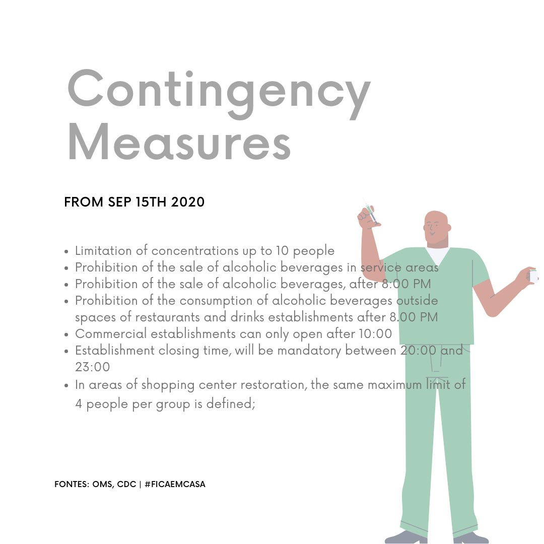 O que vai mudar a partir de hoje?👇
What will change from today? 👇 
#COVID19 #coronavirus #measures #StopTheSpread