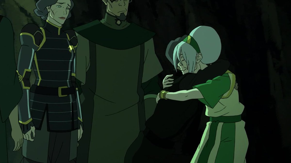 a wholesome thread of every hug in the legend of korra .⋆｡⋆༶⋆˙